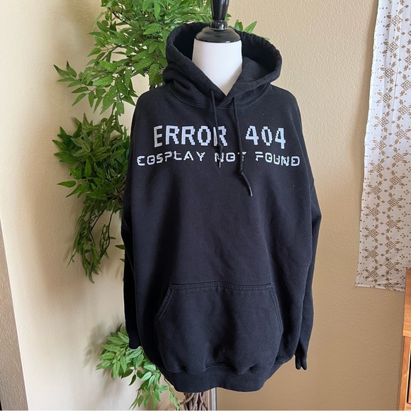 Error 404 Cosplay Not Found Hoodie - Picture 1 of 3